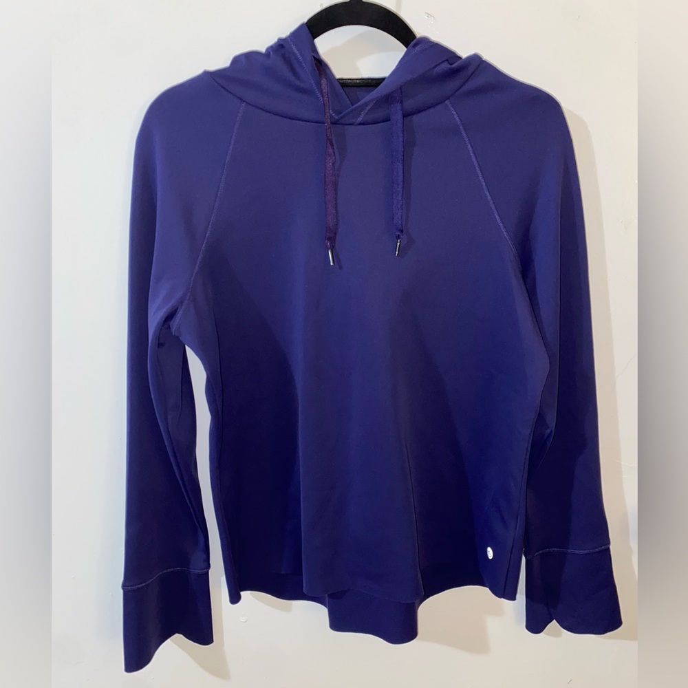 NWOT Apana purple yoga hoodie- sz S